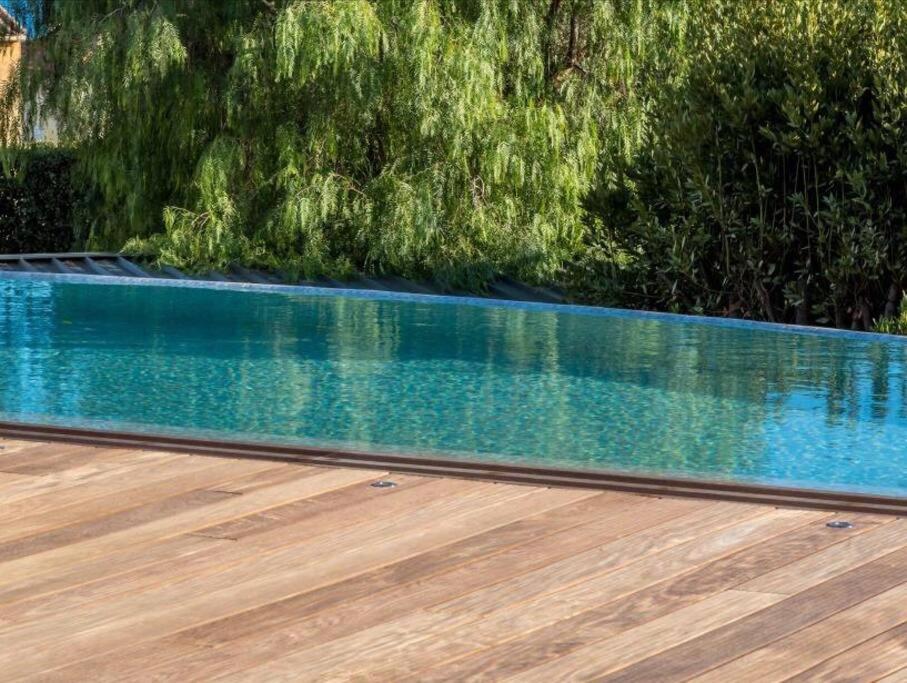 Superbe Appartement, Piscine, Vue Mer Et Montagnes Antibes Exterior foto